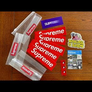 Supreme Sticker and Ziploc Pack